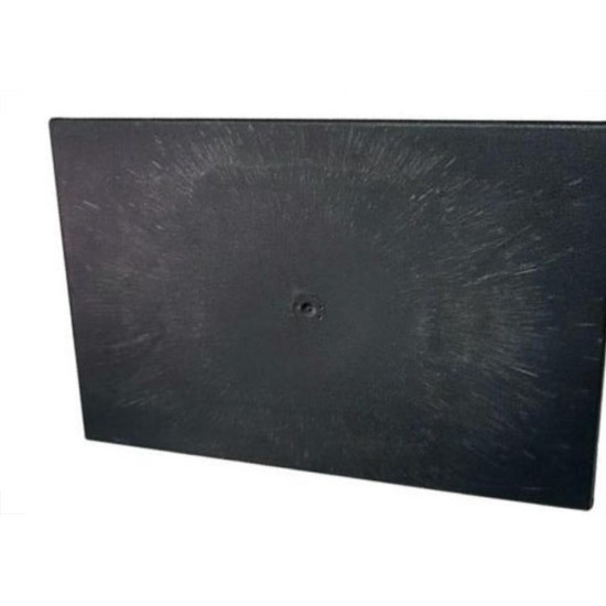 Desempenadeira Pvc Giraldi 18X30 Lisa Preta 