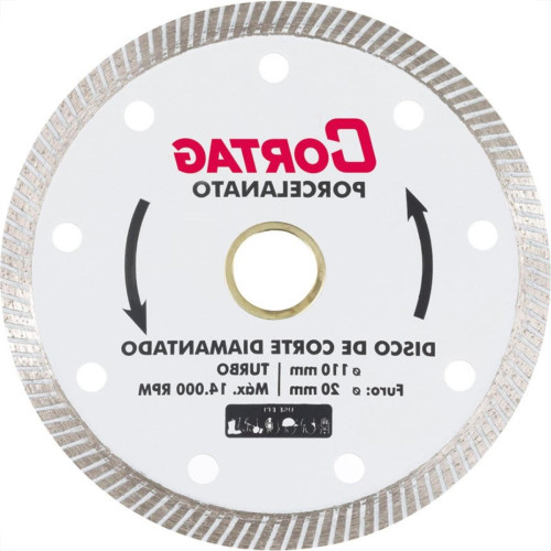 Disco Diamantado Cortag Porcelanato Seco 60863 Disco Diamantado Cortag Porcelanato Seco 60863