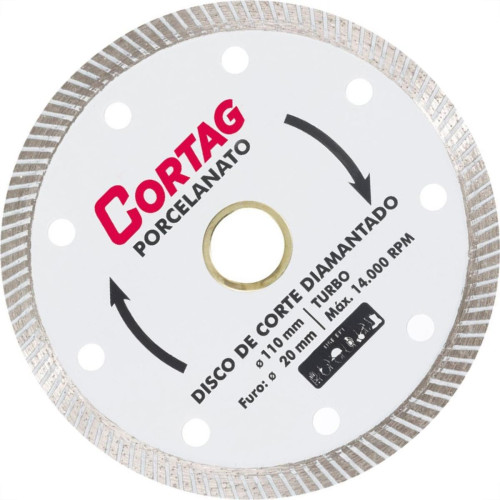 Disco Diamantado Cortag Porcelanato Seco 60863 Disco Diamantado Cortag Porcelanato Seco 60863