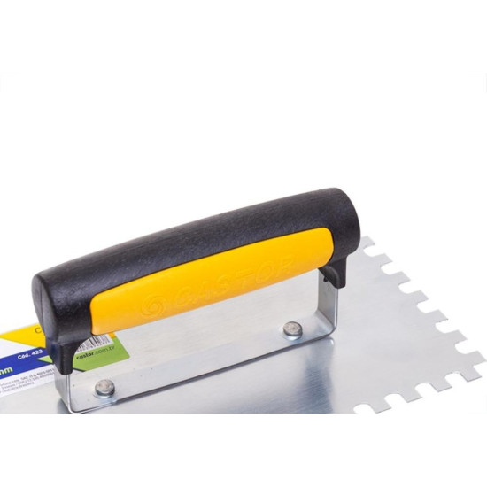 Desempenadeira Aco Castor Dentada 10X24Cm 423