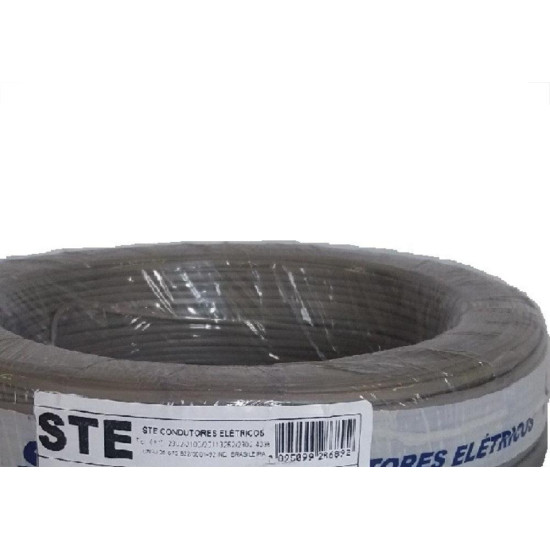Fio Telefone 2 Par Cci Ste Cinza 200M Pr 673
