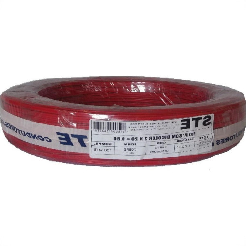 Fio Som Bicolor Ste 0,50Mm 2X20 Pr 703 Fio Som Bicolor Ste 0,50Mm 2X20 Pr 703