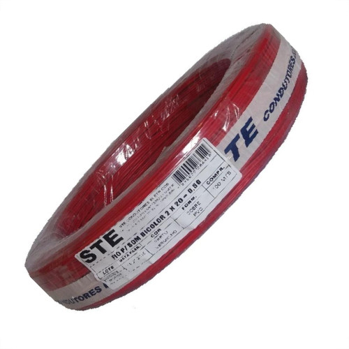 Fio Som Bicolor Ste 0,50Mm 2X20 Pr 703 Fio Som Bicolor Ste 0,50Mm 2X20 Pr 703