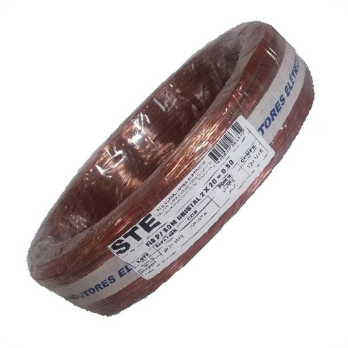 Fio Som Cristal Ste 0,50Mm 2X20 Pr 717 Fio Som Cristal Ste 0,50Mm 2X20 Pr 717