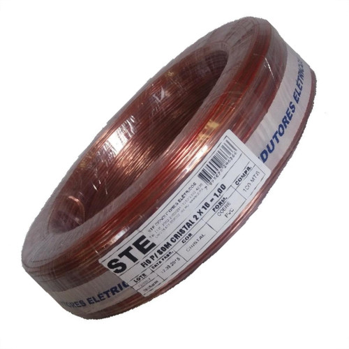 Fio Som Cristal Ste 1,00Mm 2X16 Pr 721 Fio Som Cristal Ste 1,00Mm 2X16 Pr 721