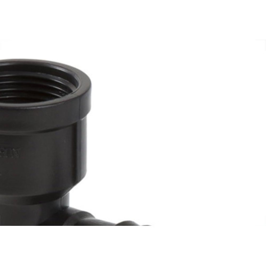 Plasbohn Preto Cotovelo Interno  1'' 2447 - Kit C/25