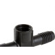 Plasbohn Preto Tee Interno 3/4'' 2450 - Kit C/25 Plasbohn Preto Tee Interno 3/4'' 2450 - Kit C/25