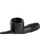 Plasbohn Preto Tee Interno 1'' 2451 - Kit C/25 Plasbohn Preto Tee Interno 1'' 2451 - Kit C/25