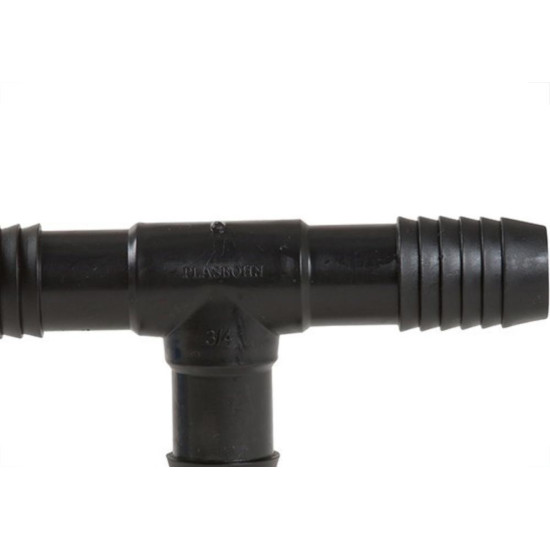 Plasbohn Preto Tee Interno Triplo 1/2'' 2412 - Kit C/25 Plasbohn Preto Tee Interno Triplo 1/2'' 2412 - Kit C/25