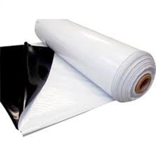 Lona Plastica Negreira Preta/Branca 8X 50M Dupla Face 150 Micras 40Kilos 40845