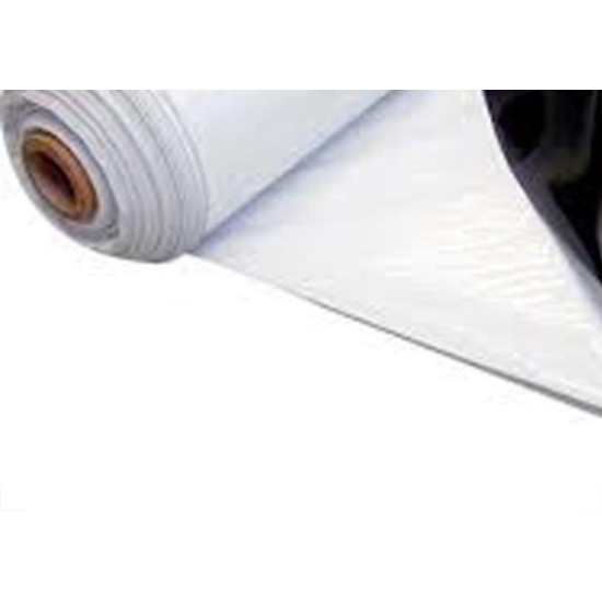 Lona Plastica Negreira Preta/Branca 8X 50M Dupla Face 150 Micras 40Kilos 40845