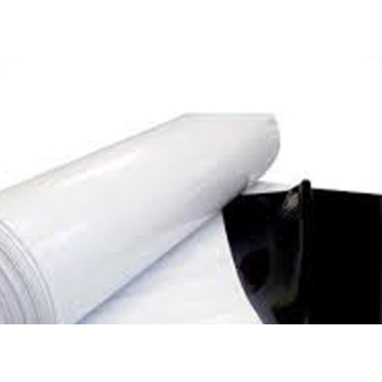 Lona Plastica Negreira Preta/Branca 8X 50M Dupla Face 150 Micras 40Kilos 40845