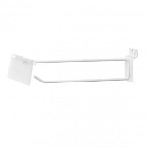 Gancho Painel Ms Com Porta Preco Branco 4,5Mmx25Cm 13550 - Kit C/10 