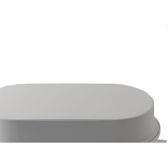 Luminaria Tartaruga Led Taschibra Force Branca 12W 3000K -01