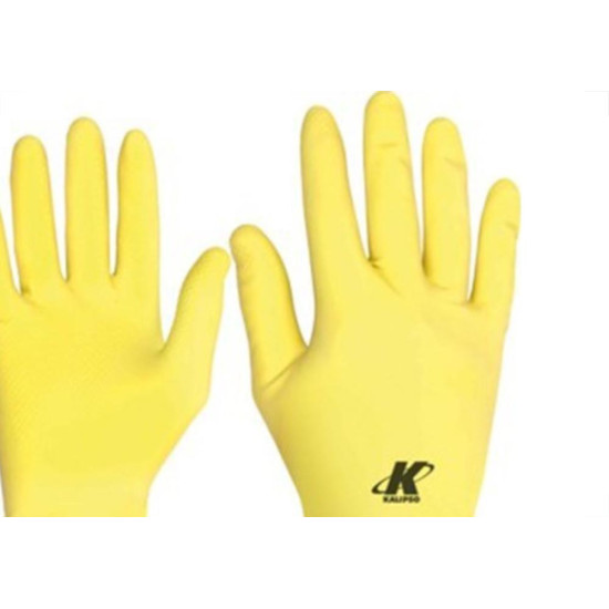 Luva Kalipso Latex Amarela P Par Luva Kalipso Latex Amarela P Par