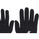 Luva Malha Kalipso Preta Trico Pigmentado Preto Par - Kit C/12 Luva Malha Kalipso Preta Trico Pigmentado Preto Par - Kit C/12