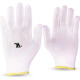 Luva Helanca Kalipso Nylon Branca - Kit C/12 Luva Helanca Kalipso Nylon Branca - Kit C/12