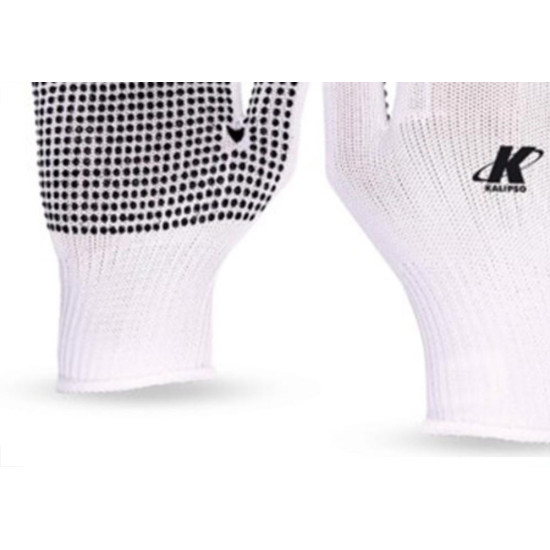 Luva Helanca Kalipso Com Pigmento Branco - Kit C/12 Luva Helanca Kalipso Com Pigmento Branco - Kit C/12