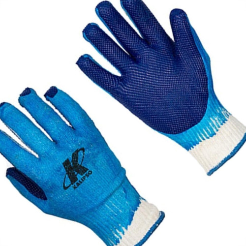 Luva Malha Kalipso Bluegrip Palma Emboarrachada M Par - Kit C/12 Luva Malha Kalipso Bluegrip Palma Emboarrachada M Par - Kit C/12