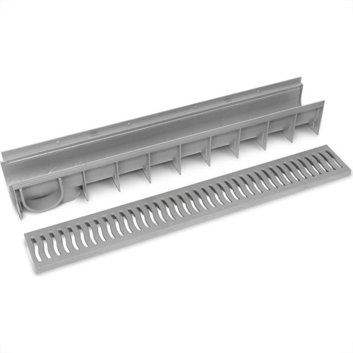 Ralo Linear Roma Com Grelha 14,5X100Cm 6090 6 Ralo Linear Roma Com Grelha 14,5X100Cm 6090 6