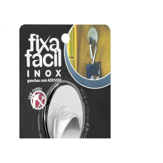Gancho Adesivo Primafer Branco Inox 1 1Kg 2Pecas Medio Pr2592 Gancho Adesivo Primafer Branco Inox 1 1Kg 2Pecas Medio Pr2592