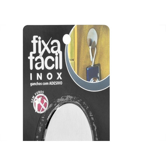 Gancho Adesivo Primafer Branco Inox 1 1Kg 1Peca Grande Pr2593 Gancho Adesivo Primafer Branco Inox 1 1Kg 1Peca Grande Pr2593