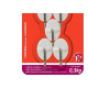 Gancho Adesivo Primafer Branco Plastico/Metal 0,3 1Kg 5 Pecas Oval Pr2562 Gancho Adesivo Primafer Branco Plastico/Metal 0,3 1Kg 5 Pecas Oval Pr2562