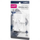 Gancho Adesivo Primafer Branco Plastico 0,3 1Kg 4Pecas Pequeno Pr2508 Gancho Adesivo Primafer Branco Plastico 0,3 1Kg 4Pecas Pequeno Pr2508
