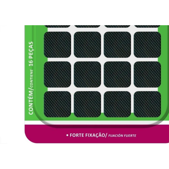 Protetor Adesivo Primafer Eva Quadrado Pequeno 16Pecas Pr2111