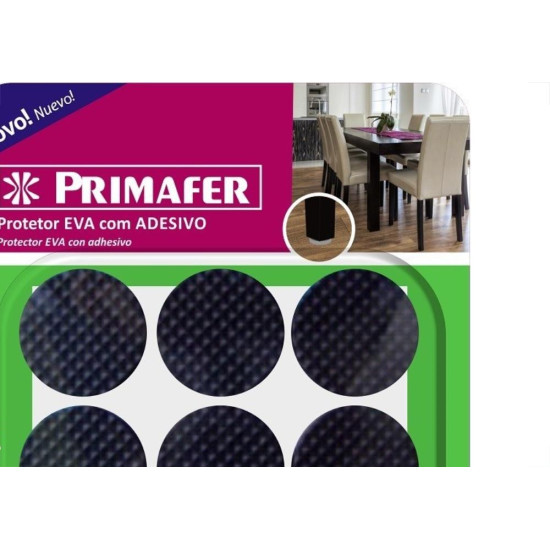 Protetor Adesivo Primafer Eva Redondo Medio 09Pecas Pr2115