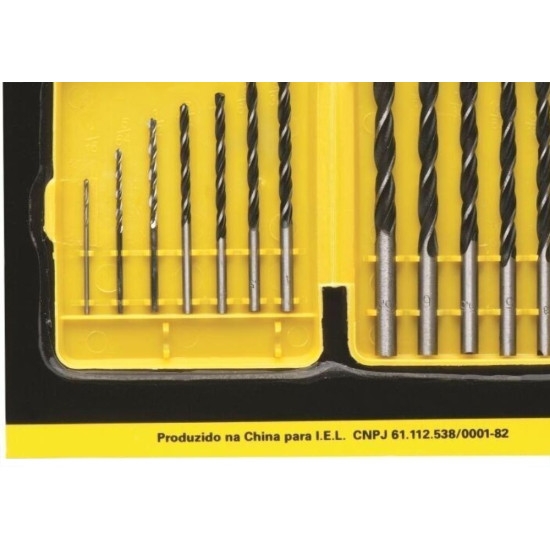 Broca Aco Carbono Eda 1.5 A 5/32'' Kit Com 13 6Xj 6Xj Broca Aco Carbono Eda 1.5 A 5/32'' Kit Com 13 6Xj 6Xj