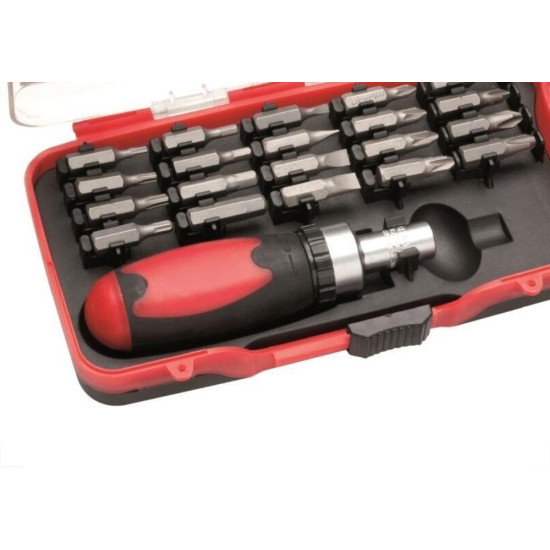 Ponteira Eda Fenda/Philips/Torx Com Catraca 21Pecas 9Je Ponteira Eda Fenda/Philips/Torx Com Catraca 21Pecas 9Je