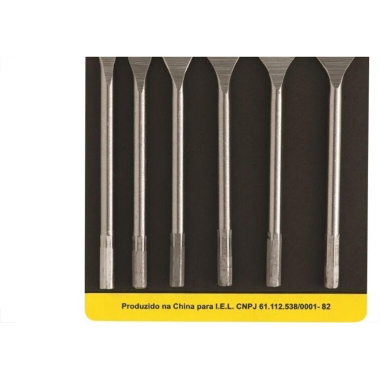 Broca Madeira Chata Eda 3/8A1'' C/6 Pecas 4Dl Broca Madeira Chata Eda 3/8A1'' C/6 Pecas 4Dl