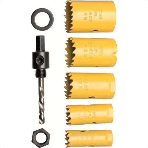 Serra Copo Multiuso Eda Bimetal 3/4'' A 1.3/8'' Com 7 Pecas 9Jp Serra Copo Multiuso Eda Bimetal 3/4'' A 1.3/8'' Com 7 Pecas 9Jp
