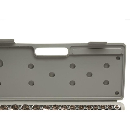 Soquete Eda Bits Com Catraca Encaixe 1/2''24 Pecas 2Gd Soquete Eda Bits Com Catraca Encaixe 1/2''24 Pecas 2Gd