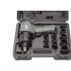 Chave Impacto Pneumatica Eda 1/2'' 51Kgf Com Kit 9Ge