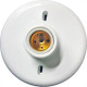 Plafonier Pvc Elite Branco Redondo Soquete Porcelana E27 1028 Plafonier Pvc Elite Branco Redondo Soquete Porcelana E27 1028
