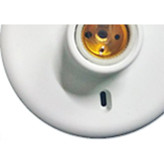 Plafonier Pvc Elite Branco Redondo Soquete Porcelana E27 1028 Plafonier Pvc Elite Branco Redondo Soquete Porcelana E27 1028