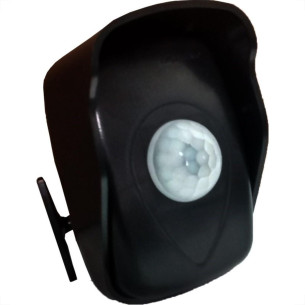 Sensor Qualitronix Area Externa Foto Articulavel 180° Preto Qa26M