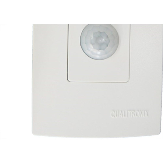 Sensor Qualitronix Parede Embutir Foto 180° Branco Qi2M Sensor Qualitronix Parede Embutir Foto 180° Branco Qi2M
