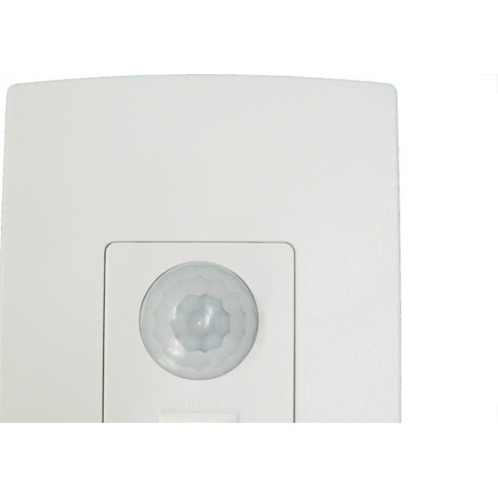 Sensor Qualitronix Parede Embutir Foto 180° Com Chave Branco Qi6M Sensor Qualitronix Parede Embutir Foto 180° Com Chave Branco Qi6M