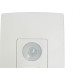 Sensor Qualitronix Parede Embutir Foto 180° Com Chave Branco Qi6M Sensor Qualitronix Parede Embutir Foto 180° Com Chave Branco Qi6M