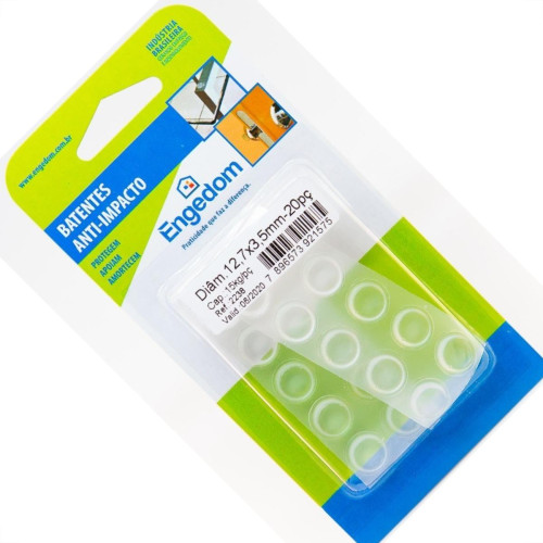 Protetor Adesivo Engedom Redondo 12,7X3Mm 20Pecas 2238