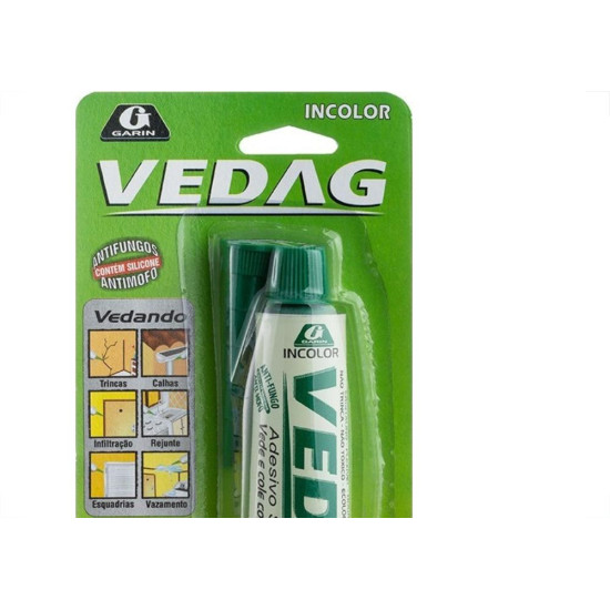 Cola Sela Vedag Acrilica Multiuso Garin Incolor 50G Vaui-050 Cola Sela Vedag Acrilica Multiuso Garin Incolor 50G Vaui-050