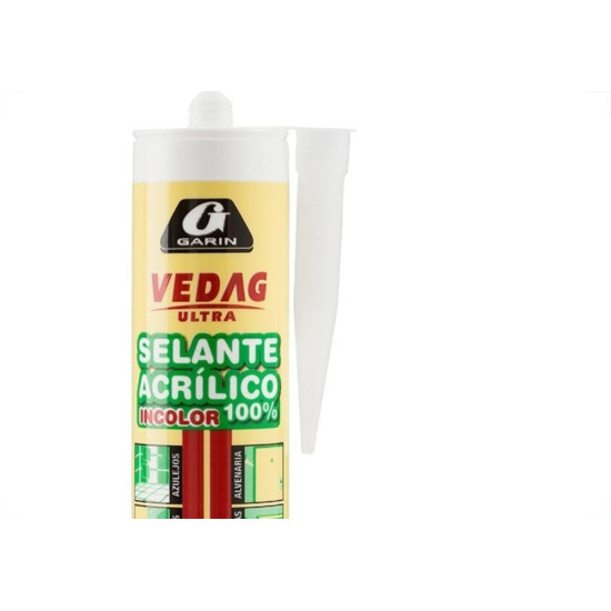 Cola Sela Vedag Acrilica Multiuso Garin Incolor 280G Vaui-280 Cola Sela Vedag Acrilica Multiuso Garin Incolor 280G Vaui-280