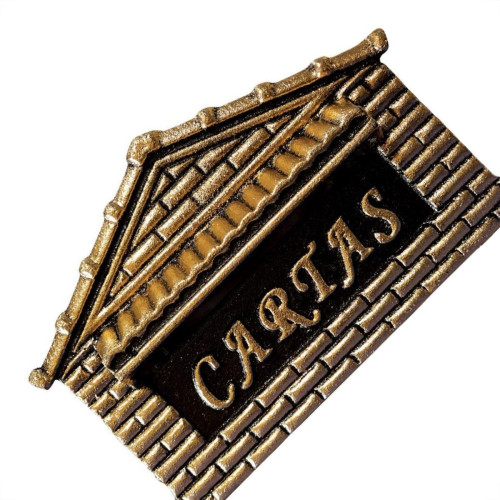 Caixa Carta Real Aluminio “Casinha” N°7 Ouro Media 10 Caixa Carta Real Aluminio “Casinha” N°7 Ouro Media 10