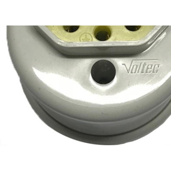 Tomada Externa Voltec 2 Polos +Terra 20A Branca V419.1 - Kit C/30 Tomada Externa Voltec 2 Polos +Terra 20A Branca V419.1 - Kit C/30