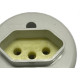 Tomada Externa Voltec 2 Polos +Terra 20A Branca V419.1 - Kit C/30 Tomada Externa Voltec 2 Polos +Terra 20A Branca V419.1 - Kit C/30