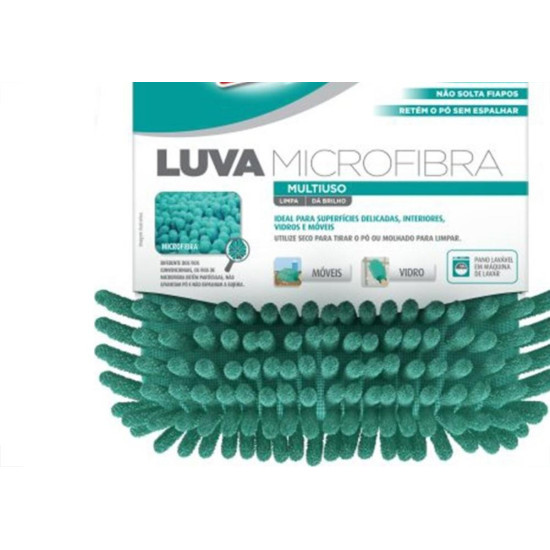 Luva Microfibra Flashlimp Multiuso Flp6681 Luva Microfibra Flashlimp Multiuso Flp6681