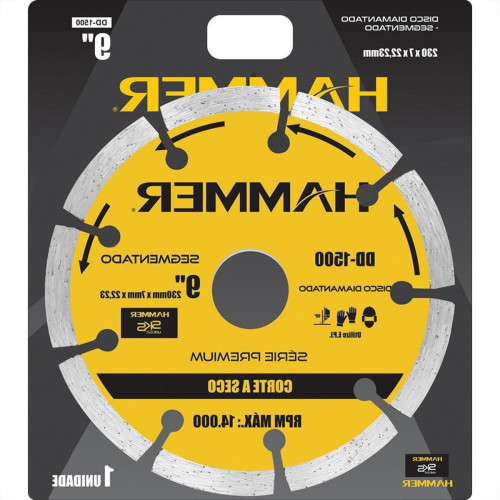 Disco Diamantado Hammer Segmentado 230Mm Seco Gydd1500 Disco Diamantado Hammer Segmentado 230Mm Seco Gydd1500